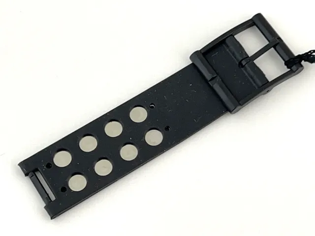 Watch Part, Band - Female Classic, Long with Metal Insert and Black Buckle