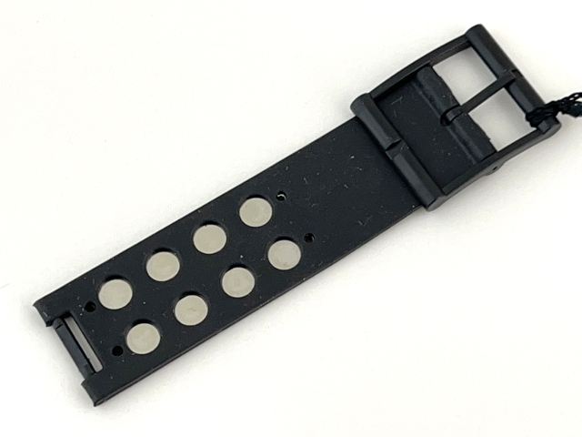 Watch Part, Band - Female Classic, Long with Metal Insert and Black Buckle