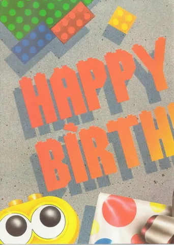 Birthday Card - Exclusive for Lego Builders Club - 1989
