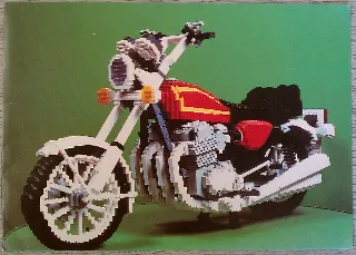 Birthday Card - Exclusive for UK Lego Builders Club - Year Unknown (Motorcycle)