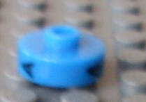 Bead, Cylinder Short, Flat Edge with Black A 4 S Pattern