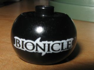 Bead, Globular with Bionicle Text