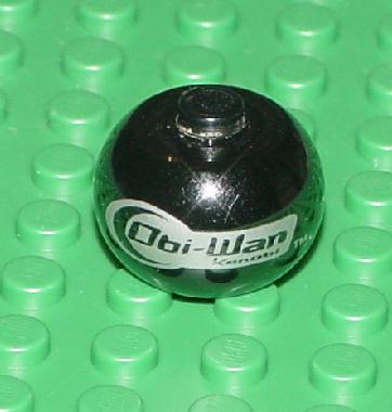 Bead, Globular with SW 'Obi-Wan Kenobi' Pattern