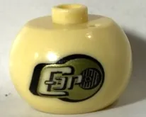 Bead, Globular with SW 'C-3PO' Pattern