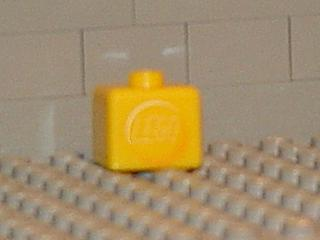 Bead, Square with Lego Stud Pattern