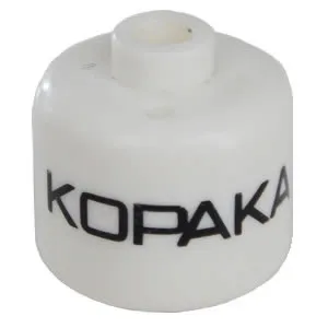 Bead, Cylinder Large with 'KOPAKA' Pattern (P1702)