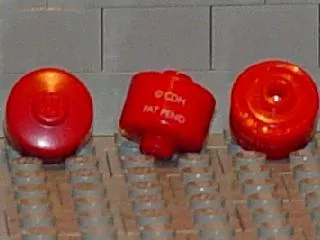 Bead, Cylinder Dual Studded, Key Chain Internal Threaded End Piece