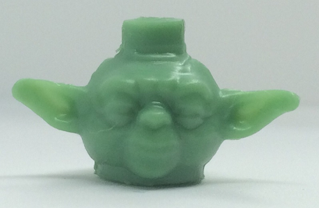 Bead, Minifigure Style Head Modified SW Yoda