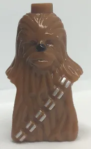 Bead, Minifigure Style Head Modified SW Chewbacca