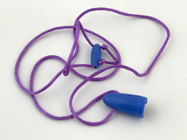 Bead, Pen Cap with Purple String