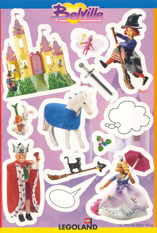 Sticker Sheet, Belville Sheet 1 (Make your own Postcard)