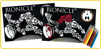 BIONICLE Poster, Mini Coloring