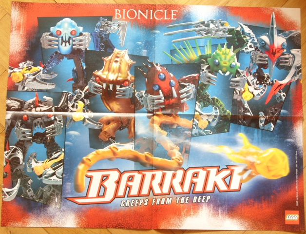 BIONICLE Poster (1 of 2), Barraki Front, Mahri Back