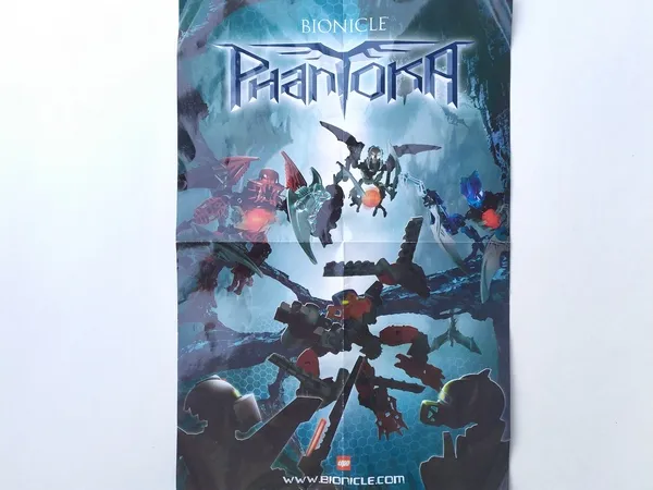 BIONICLE Poster, Phantoka, Paper Airplane (Double-Sided)
