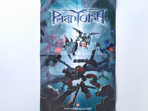 BIONICLE Poster, Phantoka, Paper Airplane (Double-Sided)