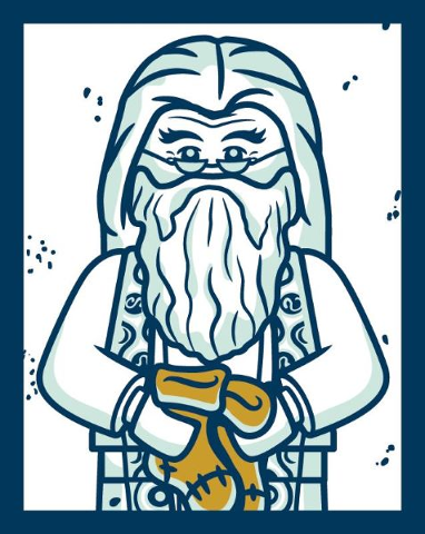 Sticker, Harry Potter Series 1, Blue Ocean - # 52 of 225