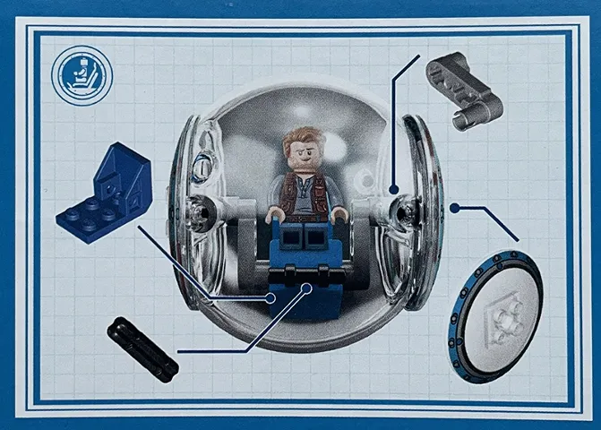 Sticker, Jurassic World, Blue Ocean - # 136 of 160