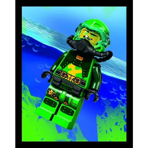 Sticker, NINJAGO Crystalized, Blue Ocean - # 17 of 304