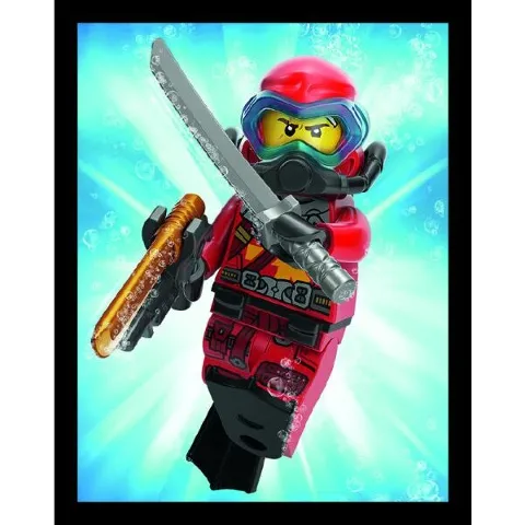 Sticker, NINJAGO Crystalized, Blue Ocean - # 32 of 304