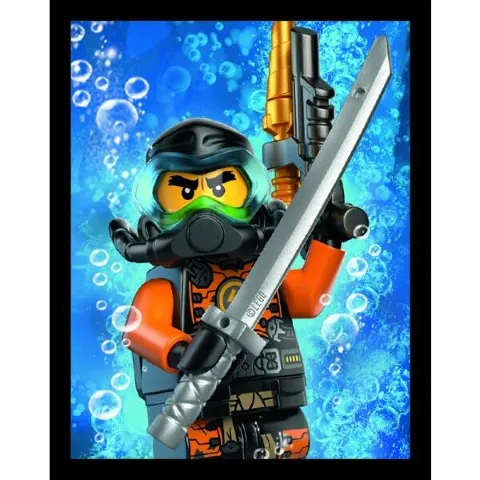 Sticker, NINJAGO Crystalized, Blue Ocean - # 33 of 304