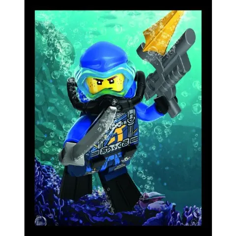 Sticker, NINJAGO Crystalized, Blue Ocean - # 52 of 304