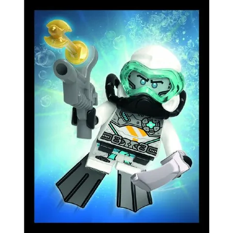 Sticker, NINJAGO Crystalized, Blue Ocean - # 71 of 304