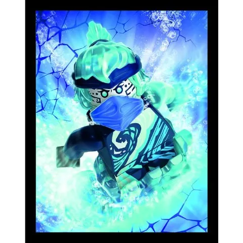 Sticker, NINJAGO Crystalized, Blue Ocean - # 84 of 304