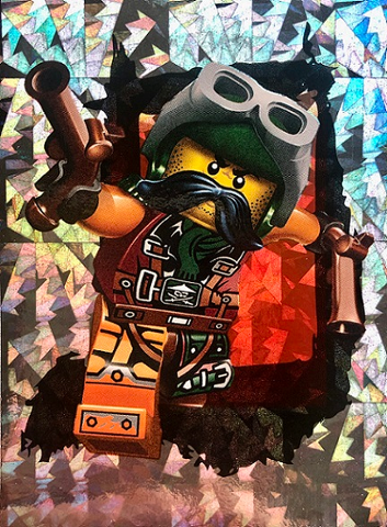 Sticker, NINJAGO Legacy Series 1, Blue Ocean - # 239 of 289