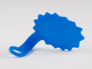 Minifigure Speech Bubble, Spiked Edge, Left