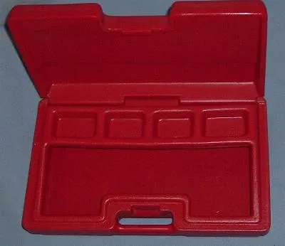 Storage Case with Molded Internal Tray with Four Compartments