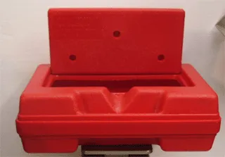 Storage Case with Molded Handle and Panel Opening, Small ('Made In USA')