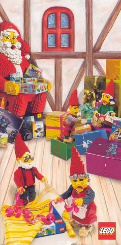 Christmas Card - 2005 Elves with Santa