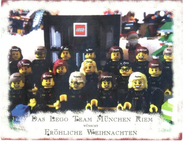 Christmas Card - 2013 Brand Store, Das LEGO Team München Riem (German)