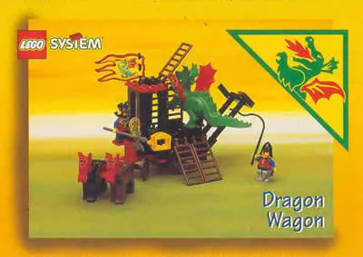 Collector Card - 1993 Card Dragon Wagon - Lego Builders Club