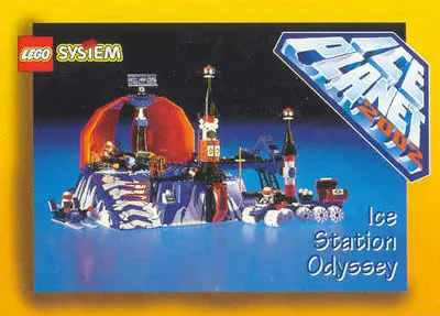 Collector Card - 1993 Card Ice Station Odyessy - Lego Builders Club