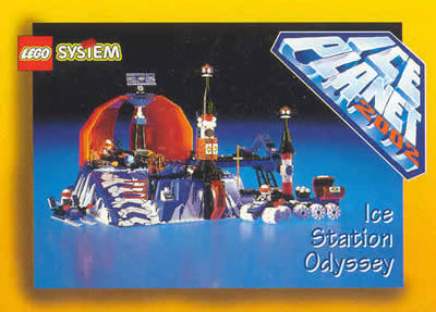 Collector Card - 1993 Card Ice Station Odyessy - Lego Builders Club