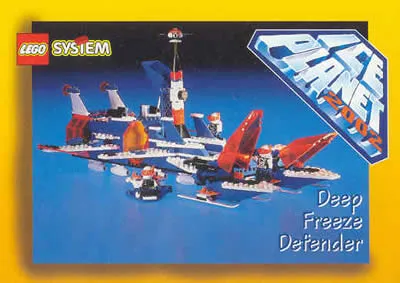 Collector Card - 1993 Card Deep Freeze Defender - Lego Builders Club