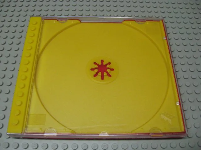 CD-ROM Cover (Yellow inside, Trans-Clear front)