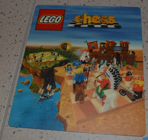 Computer Mouse Pad, LEGO Chess Pattern