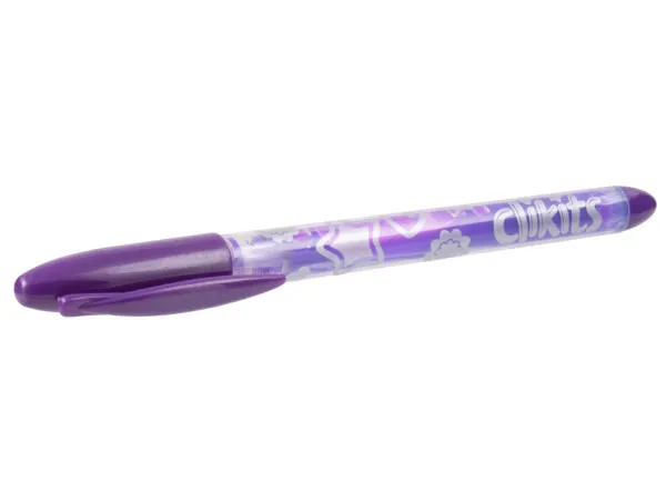 Highlighter, Clikits Purple with Silver Logo