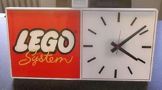 Wall Clock, LEGO System Logo