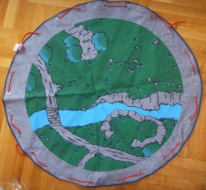 Storage Cloth, Castle Landscape Dark Green