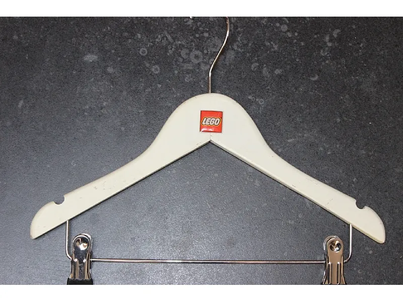 Clothes Hanger with Lego Logo and Clips for Trousers