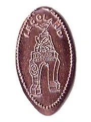 Pressed Penny - LEGOLAND California Arch Pattern