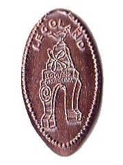 Pressed Penny - LEGOLAND California Arch Pattern