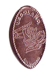 Pressed Penny - LEGOLAND California Sky Patrol Ride Pattern