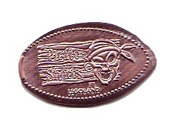 Pressed Penny - LEGOLAND California Pirate Shores Logo Pattern