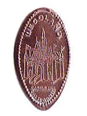 Pressed Penny - LEGOLAND California Castle Pattern