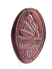 Pressed Penny - LEGOLAND California Shark Pattern