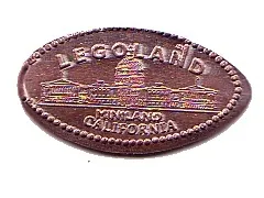 Pressed Penny - LEGOLAND California Miniland U.S. Capitol Building Pattern